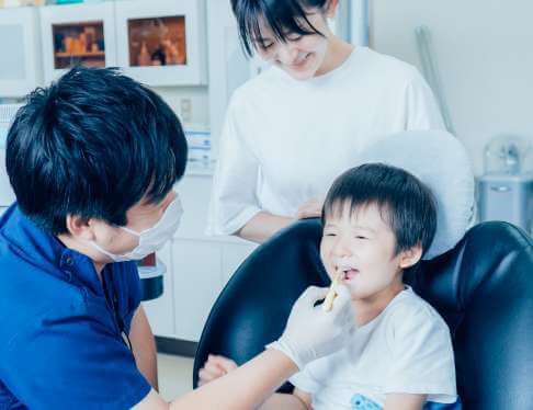 ブラッシング指導